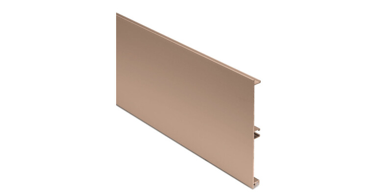 Plinth Panel 145x3000mm Alu Bru Cop Ano