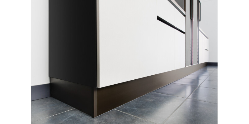 Plinth Panel 145x3000mm Alu Bronze Ano