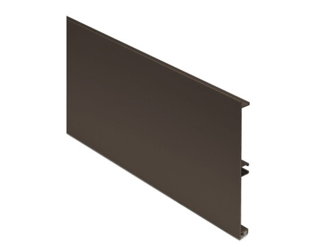 Plinth Panel 145x3000mm Alu Bronze Ano
