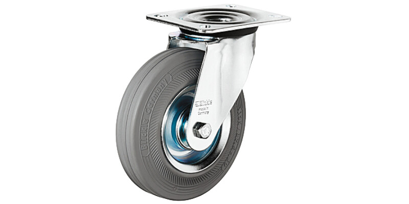 D100mm Castor Swivel wo Brake PL Galv