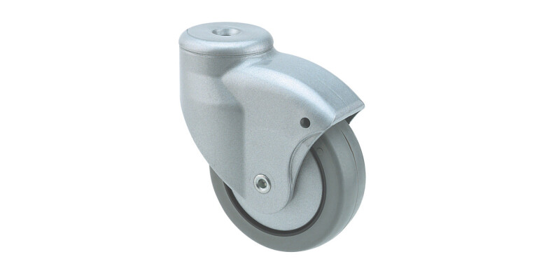 D80mm Castor Swivel wo Brake Pin Slv