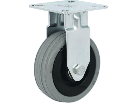 Single Wheel Castor, Swivel, with or without Brake, Wheel &Oslash; 50-75 mm, Plate Fixi