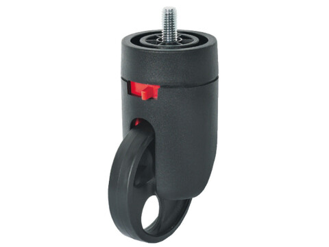 D60mm Castor Swivel w Brake Pl Bk
