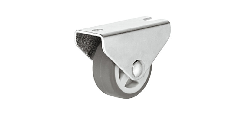 D45mm Castor Fixed wo Brake PL Galv