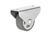 D45mm Castor Fixed wo Brake PL Galv