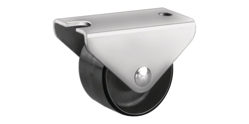 D25mm Castor Fixed wo Brake Pl Galv