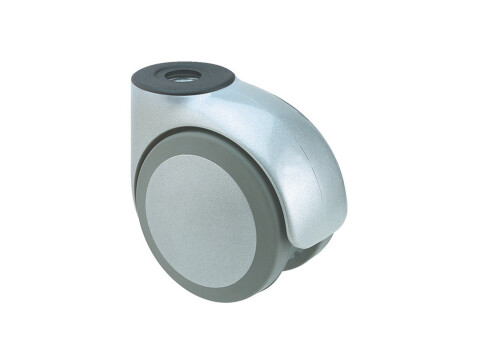 D75mm Twin Castor Swivel wo Brake Pin Si