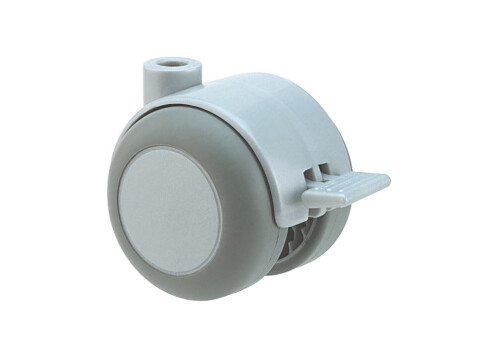 D50mm Twin Castor Swivel w Brake Alu Pin