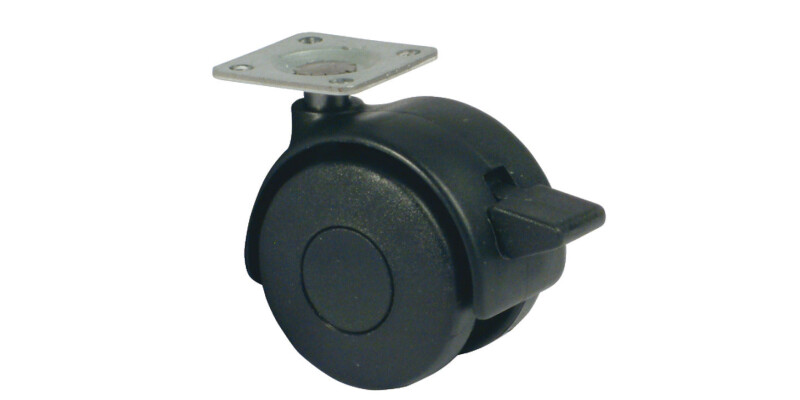 D50mm Twin Castor Swivel wo Brake PL 38