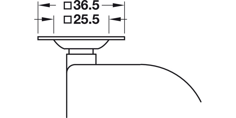 D50mm Enc.Castor Swivel wo Brake PL Chr