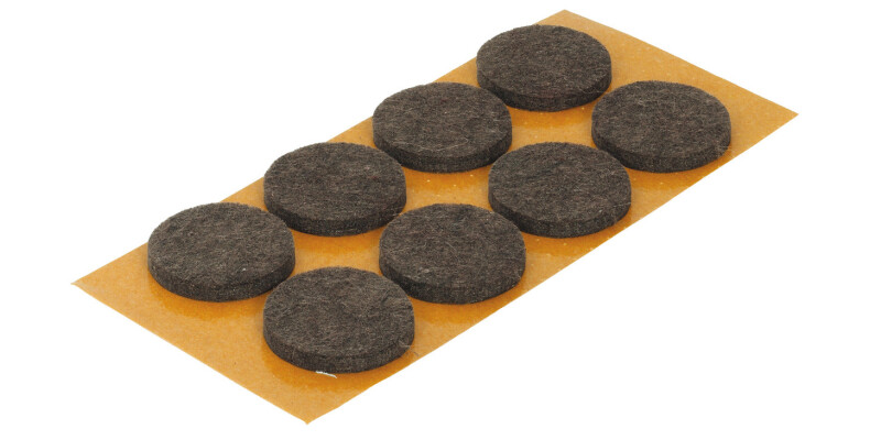 Felt Guide D28mm Self Adh Brown