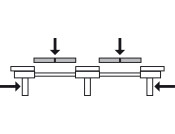 Extend Table Runners 90kg 740mm St Galv