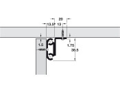 Extend Table Runners 60kg 850mm St Galv