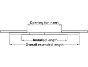 Extend Table Runners 60kg 850mm St Galv