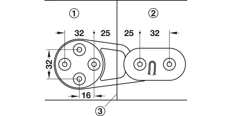 Table Connector 50kg Pl Grey/B.ZA