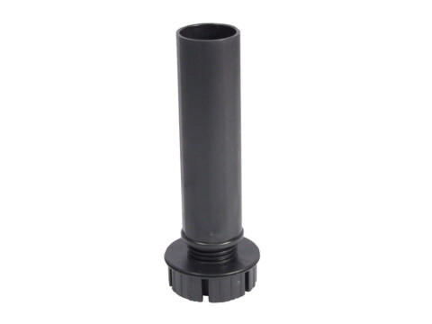 Plinth Foot+Shaft Tube 135mm Pl Black