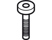 Screw M10x33mm for Plinth Galv St