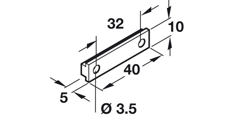 Plinth Bracket for 637.47.700 Pl White