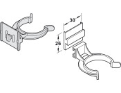 AXILO 78 Plinth Clip SlideOn Fit Plastic