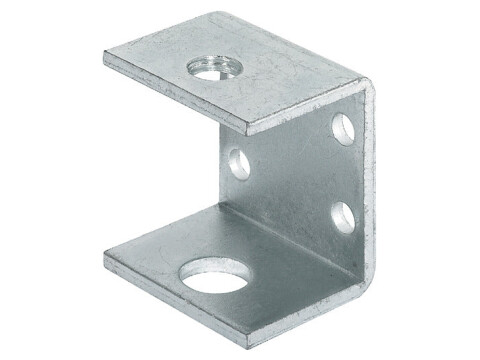 Screw On Bracket, for M10 Plinth Adjusting Screw, Double Angle