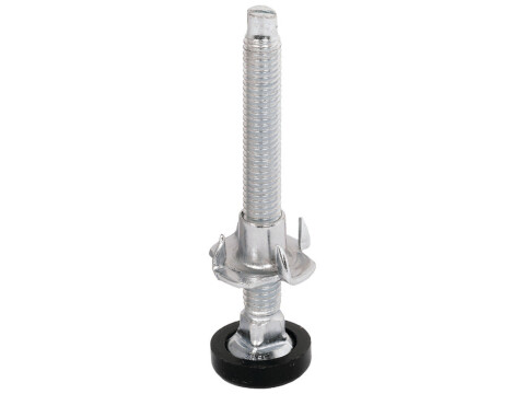 Plinth Adjusting Fitting, M8 Thread, Black or White, Steel