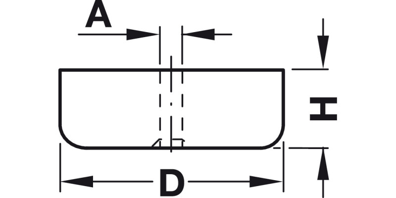 Orlita Furniture Glide 40mm Pl Black