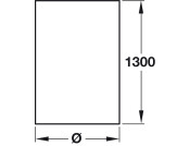 Steel Tube CTL D80x1300mm Pol Chr Plt