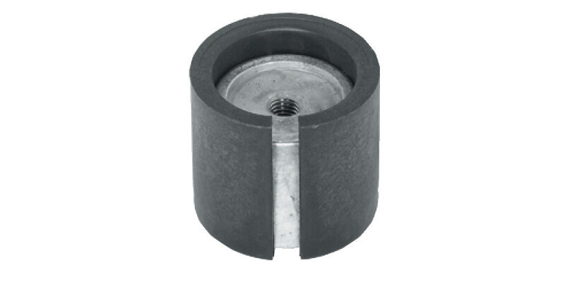 Cone D60mm w M10 Int Thr Pl D.Grey/BZA