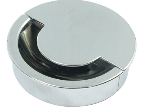 Cable Outlet 2Prt D80x22mm St PC