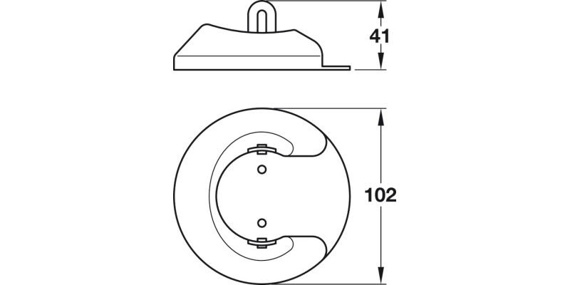 Vertical Cable Management Silver Col