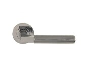 Alexander and Wilks Hurricane Reeded Lever on Round Rose - Pair