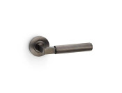 Alexander and Wilks Hurricane Reeded Lever on Round Rose - Pair