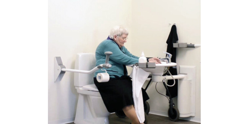 Ropox Support Washbasin Fixed LH Wht