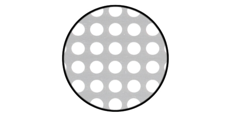 Vent Grille Rnd Holes 500x100mm BSS