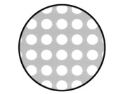 Vent Grille Rnd Holes 500x100mm BSS