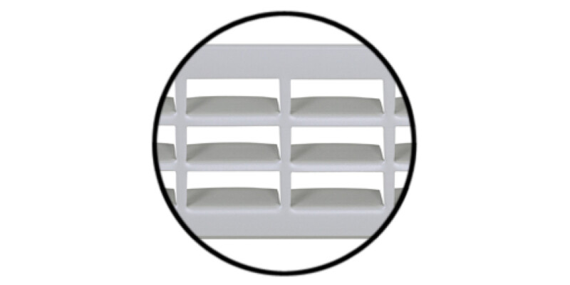 Vent Grille RM 550x64mm AA M.Slv F1