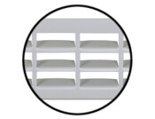 Vent Grille RM 550x64mm AA M.Slv F1