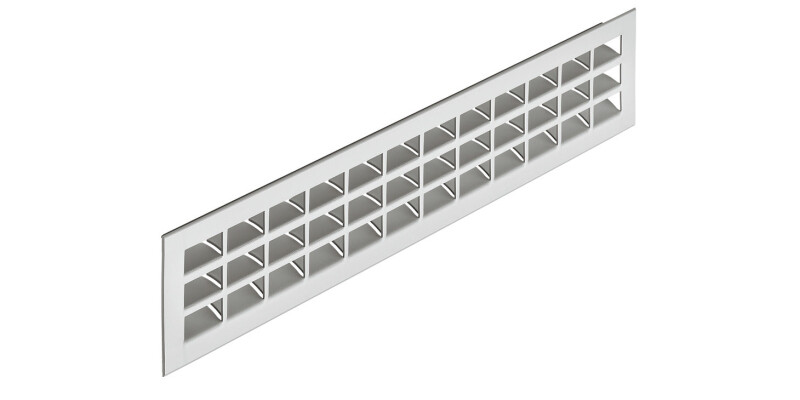 Ventilation Grille, for Recess Mounting, 550 x 80 mm