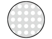 Vent Grille PF Rnd 2000x100mm AA Slv F1