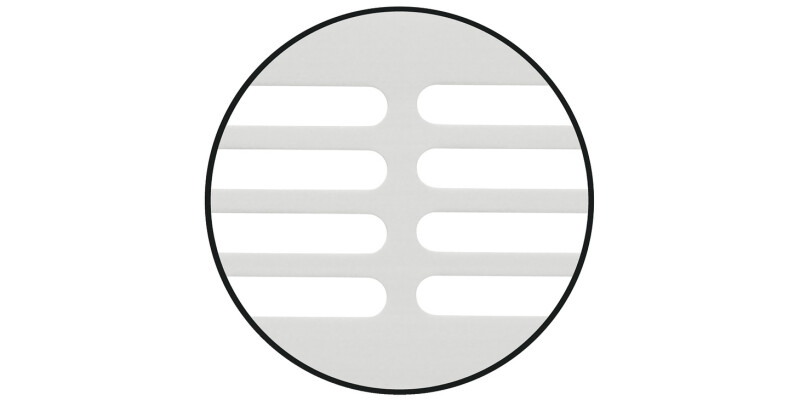 Vent Grille RM 500x80mm Alu Slv F1