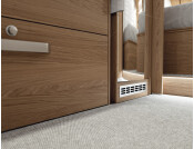 Vent Grille RM 400x60mm Alu Slv F1