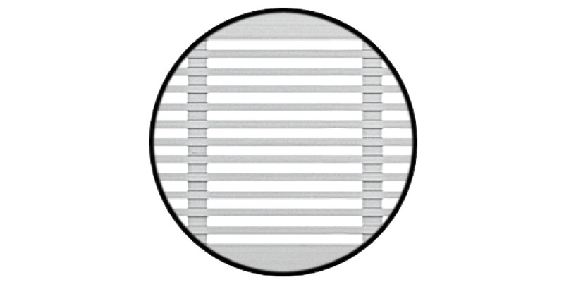 Vent Grille PF Slot 500x100mm AA Slv F1