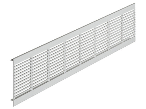Vent Grille PF Slot 500x100mm AA Slv F1