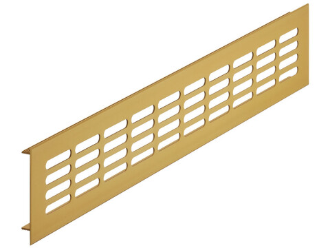 Ventilation Grille, for Recess Mounting, Height 100 mm, Recessed Height 86 mm, F