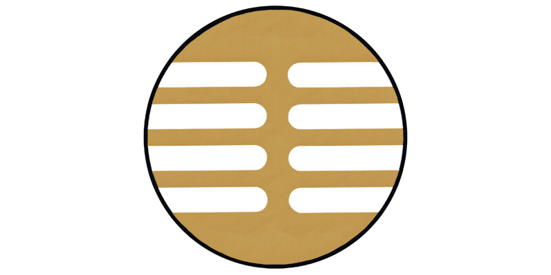 Vent Grille RM 400x80mm Alu Gold