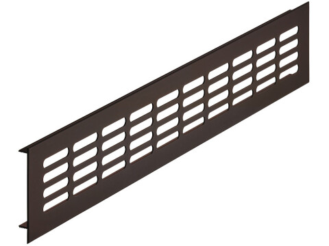 Ventilation Grille, for Recess Mounting, Height 100 mm, Recessed Height 86 mm, F