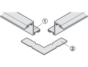 Corner Connector for Z Frame Profile SS