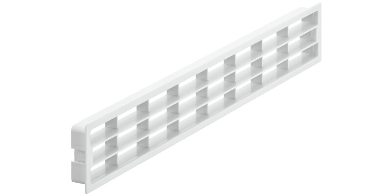 Vent Grille RM 400x72mm Pl White