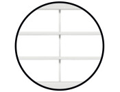 Vent Grille RM 458x65mm Pl White