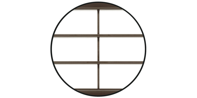 Vent Grille RM 458x65mm Pl Brown